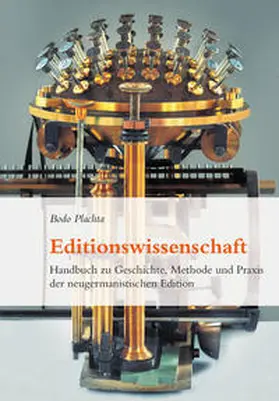 Plachta |  Editionswissenschaft | Buch |  Sack Fachmedien