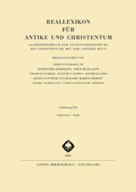 Brakmann / de Blaauw / Fuhrer |  Reallexikon für Antike und Christentum | Buch |  Sack Fachmedien