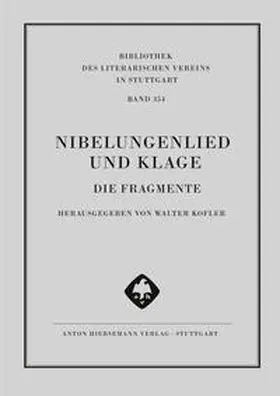 Kofler |  Nibelungenlied und Klage | Buch |  Sack Fachmedien