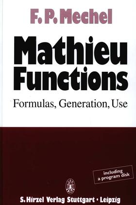 Mechel |  Mathieu Functions | Buch |  Sack Fachmedien