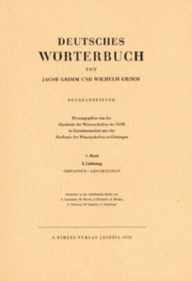 Grimm |  Grimm, Dt. Wörterbuch Neubearbeitung | Buch |  Sack Fachmedien