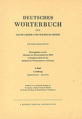 Grimm |  Grimm, Dt.  Wörterbuch Neubearbeitung | Buch |  Sack Fachmedien
