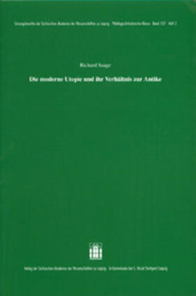 Saage |  Die moderne Utopie und ihr Verhältnis zur Antike, Heft 2 | Buch |  Sack Fachmedien