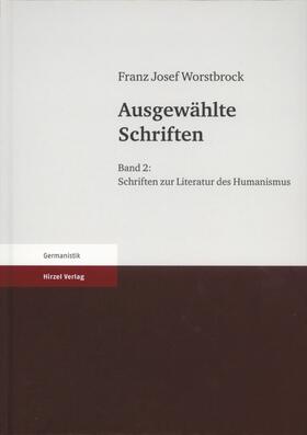 Worstbrock |  Ausgewählte Schriften 2 | Buch |  Sack Fachmedien