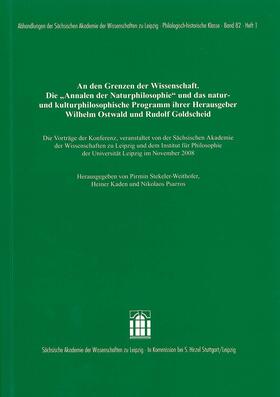 Stekeler-Weithofer / Kaden / Psarros |  An den Grenzen der Wissenschaft | Buch |  Sack Fachmedien