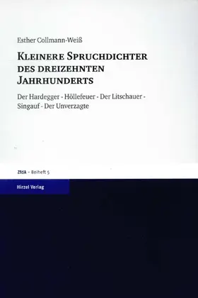 Collmann-Weiß |  Kleinere Spruchdichter des dreizehnten Jahrhunderts | eBook | Sack Fachmedien