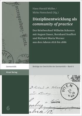 Müller / Nottscheid |  Disziplinentwicklung als "community of practice" | Buch |  Sack Fachmedien