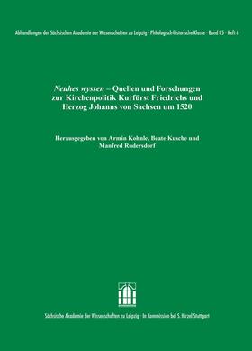 Kohnle / Kusche / Rudersdorf |  Neuhes wyssen | eBook | Sack Fachmedien