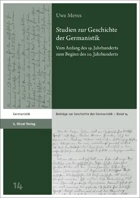 Meves |  Studien zur Geschichte der Germanistik | eBook | Sack Fachmedien