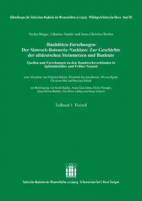 Brehm / Bürger / Sander |  ‚Bauhütten-Forschungen‘. Der Simrock-Boisserée-Nachlass | eBook | Sack Fachmedien