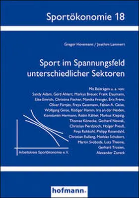 Hovemann / Lammert |  Sport im Spannungsfeld unterschiedlicher Sektoren | Buch |  Sack Fachmedien