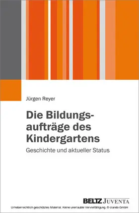 Reyer |  Die Bildungsaufträge des Kindergartens | eBook | Sack Fachmedien