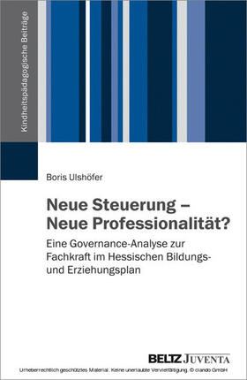 Ulshöfer |  Neue Steuerung - Neue Professionalität? | eBook | Sack Fachmedien