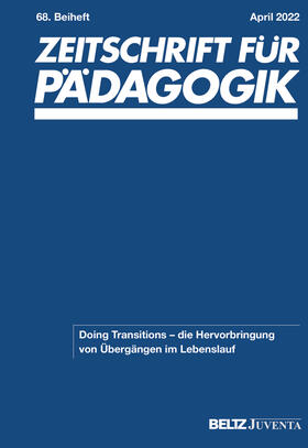 Andresen / Bauer / Stauber |  Zeitschrift für Pädagogik 68. Beiheft 2022 | Buch |  Sack Fachmedien