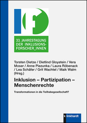 Dietze / Gloystein / Moser |  Inklusion - Partizipation - Menschenrechte | Buch |  Sack Fachmedien