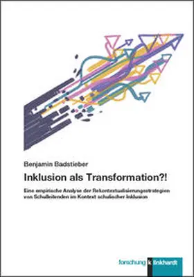 Badstieber |  Inklusion als Transformation?! | Buch |  Sack Fachmedien