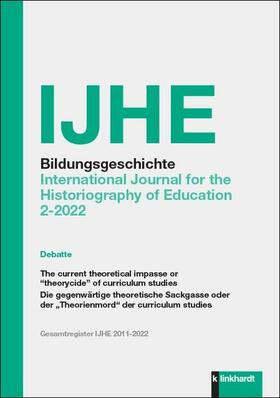 Fuchs / Horlacher / Tröhler |  IJHE Bildungsgeschichte | eBook | Sack Fachmedien