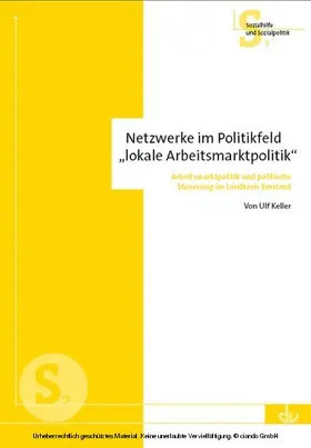 Keller | Netzwerke im Politikfeld 'lokale Arbeitsmarktpolitik' | E-Book | sack.de