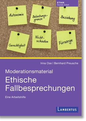 Ose / Preusche |  Moderationsmaterial Ethische Fallbesprechungen | eBook | Sack Fachmedien