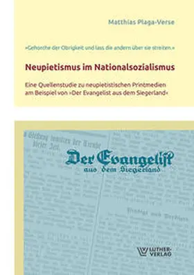 Plaga-Verse |  Neupietismus im Nationalsozialismus | Buch |  Sack Fachmedien