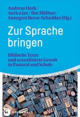 Heek / Jax / Müllner |  Zur Sprache bringen | Buch |  Sack Fachmedien