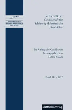 Kraack |  Zeitschrift der Gesellschaft für Schleswig-Holsteinische Geschichte | Buch |  Sack Fachmedien