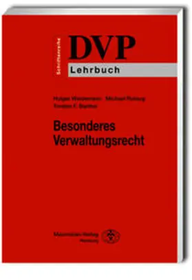 Weidemann / Rotaug / Barthel |  Besonderes Verwaltungsrecht | Buch |  Sack Fachmedien