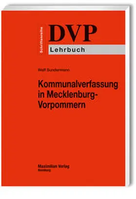 Sundermann | Kommunalverfassung in Mecklenburg-Vorpommern | Buch | 978-3-7869-0865-4 | sack.de