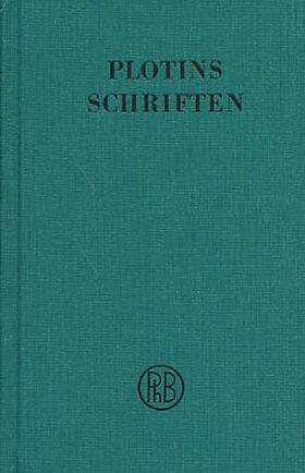 Plotin |  Schriften. Band I | Buch |  Sack Fachmedien