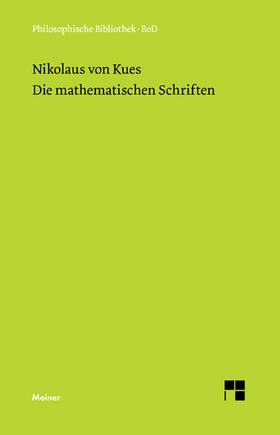 Bormann / Hoffmann / Wilpert |  Schriften in deutscher Übersetzung / Die mathematischen Schriften | Buch |  Sack Fachmedien