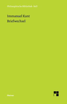 Kant / Schöndörffer |  Briefwechsel | Buch |  Sack Fachmedien