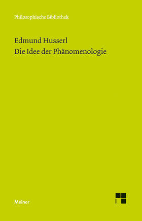 Husserl / Janssen |  Die Idee der Phänomenologie | Buch |  Sack Fachmedien