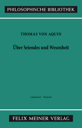 Seidl |  Über Seiendes und Wesenheit. De Ente et Essentia | Buch |  Sack Fachmedien