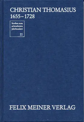 Thomasius / Schneiders |  Christian Thomasius. 1655 - 1728 | Buch |  Sack Fachmedien