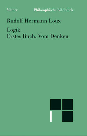 Lotze / Gabriel |  Logik. Erstes Buch. Vom Denken | Buch |  Sack Fachmedien