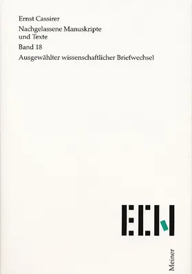 Cassirer / Krois |  Briefe. Ausgewählter wissenschaftlicher Briefwechsel | Buch |  Sack Fachmedien