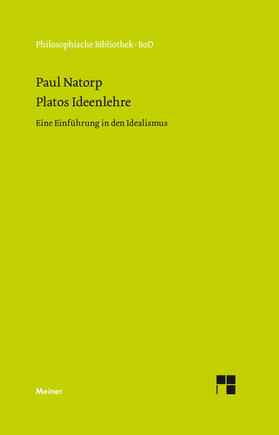 Natorp |  Platos Ideenlehre | Buch |  Sack Fachmedien