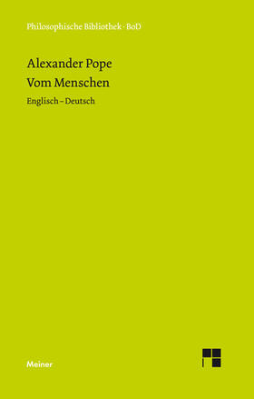 Pope / Breidert | Vom Menschen | Buch | 978-3-7873-1333-4 | sack.de