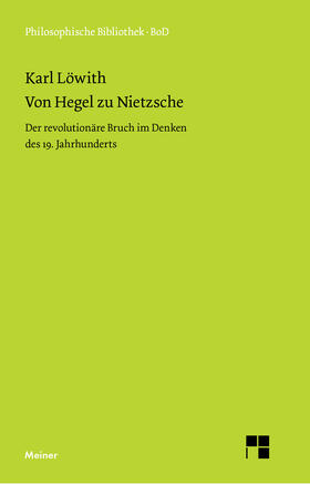 Löwith |  Von Hegel zu Nietzsche | Buch |  Sack Fachmedien
