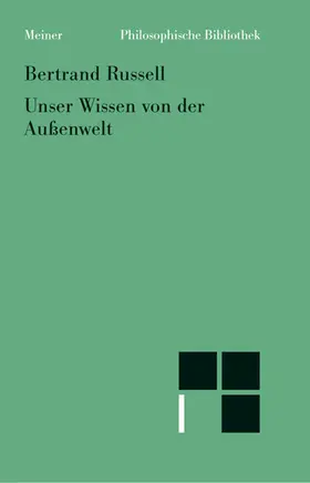 Russell / Otte |  Unser Wissen von der Außenwelt | Buch |  Sack Fachmedien