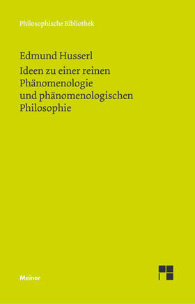 Husserl / Ströker |  Ideen zu einer reinen Phänomenologie und phänomenologishen Philosophie | Buch |  Sack Fachmedien