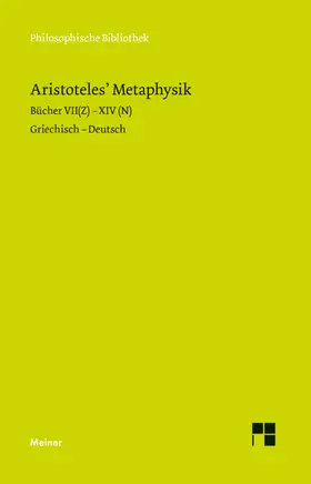 Aristoteles / Seidl |  Metaphysik | Buch |  Sack Fachmedien