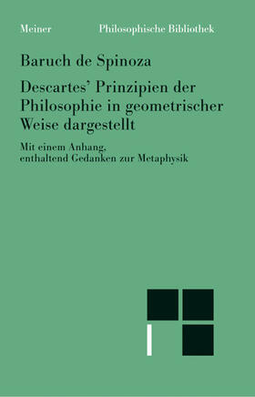 Spinoza |  Descartes’ Prinzipien der Philosophie | eBook | Sack Fachmedien