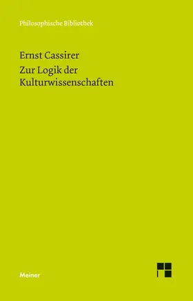 Cassirer |  Zur Logik der Kulturwissenschaften. Fünf Studien | Buch |  Sack Fachmedien