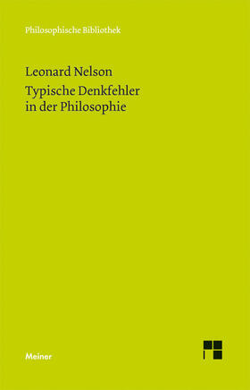 Nelson / Brandt / Schroth |  Typische Denkfehler in der Philosophie | eBook | Sack Fachmedien