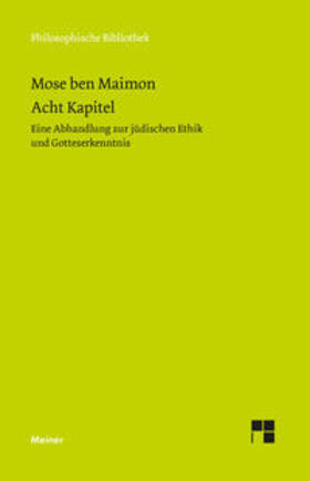 Maimonides |  Acht Kapitel | eBook | Sack Fachmedien