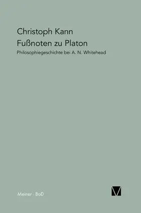 Kann |  Fußnoten zu Platon | eBook | Sack Fachmedien