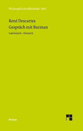 Descartes / Arndt |  Gespräch mit Burman | eBook | Sack Fachmedien