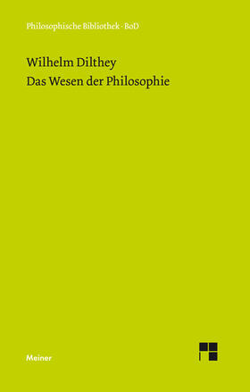 Dilthey / Pöggeler |  Das Wesen der Philosophie | eBook | Sack Fachmedien