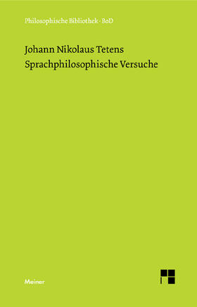 Tetens / Pfannkuch |  Sprachphilosophische Versuche | eBook | Sack Fachmedien